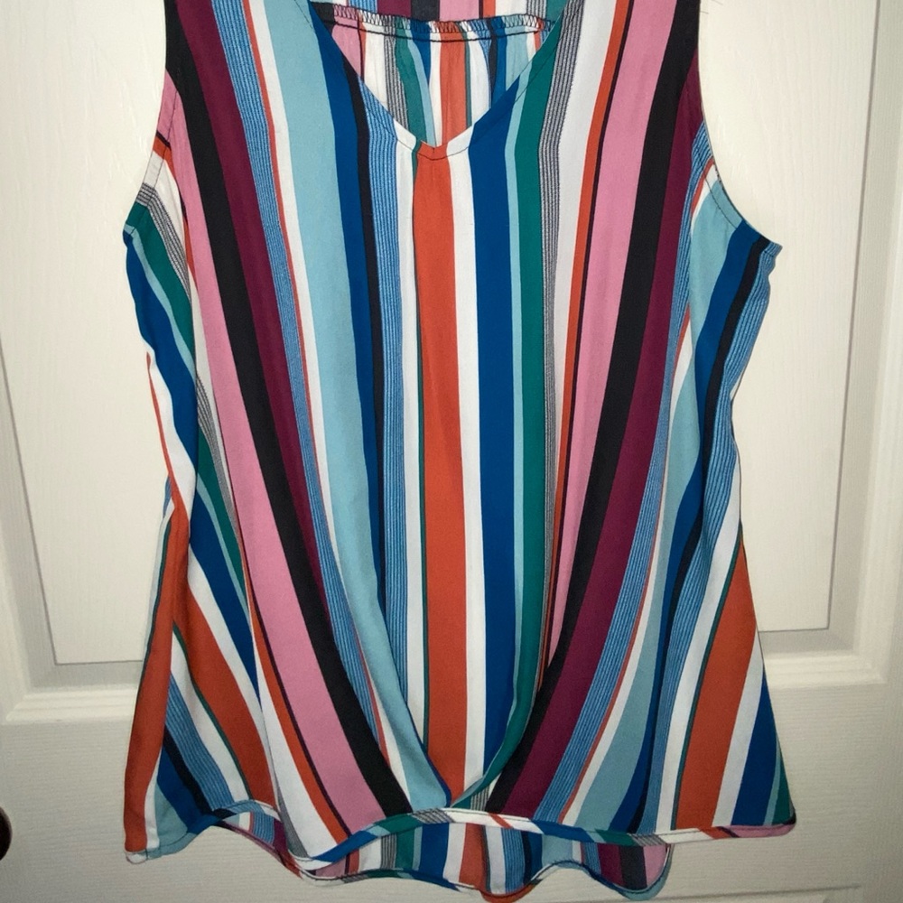 Multi Striped Tank sz Sm Buckle